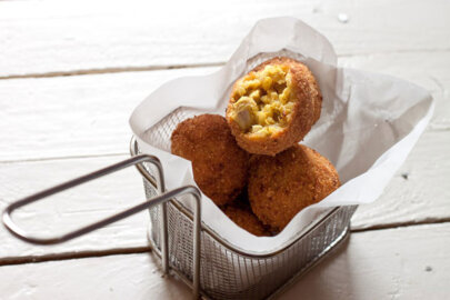 Croquetas de arroz con pollo al curry by Belén Cocinar para Dos