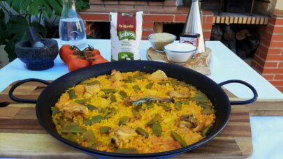 Paella de carne con la barbacoa Ricardo Díaz Gómez - Grill Master Chef