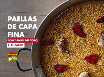 caldo paella fina brillante