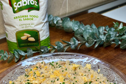 Risotto de pollo